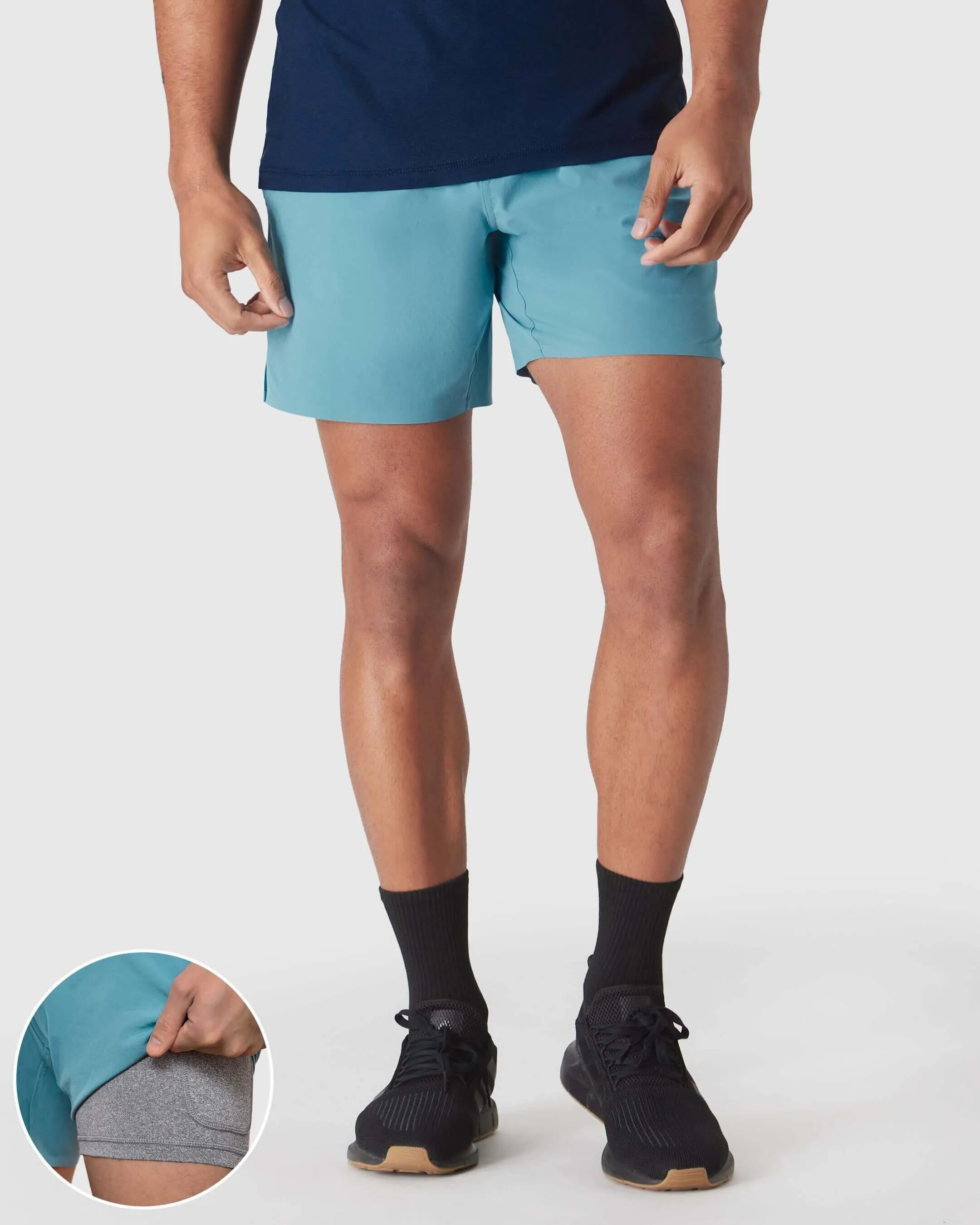 Black Voyager Active Training Top and Bottom 3-Pack
