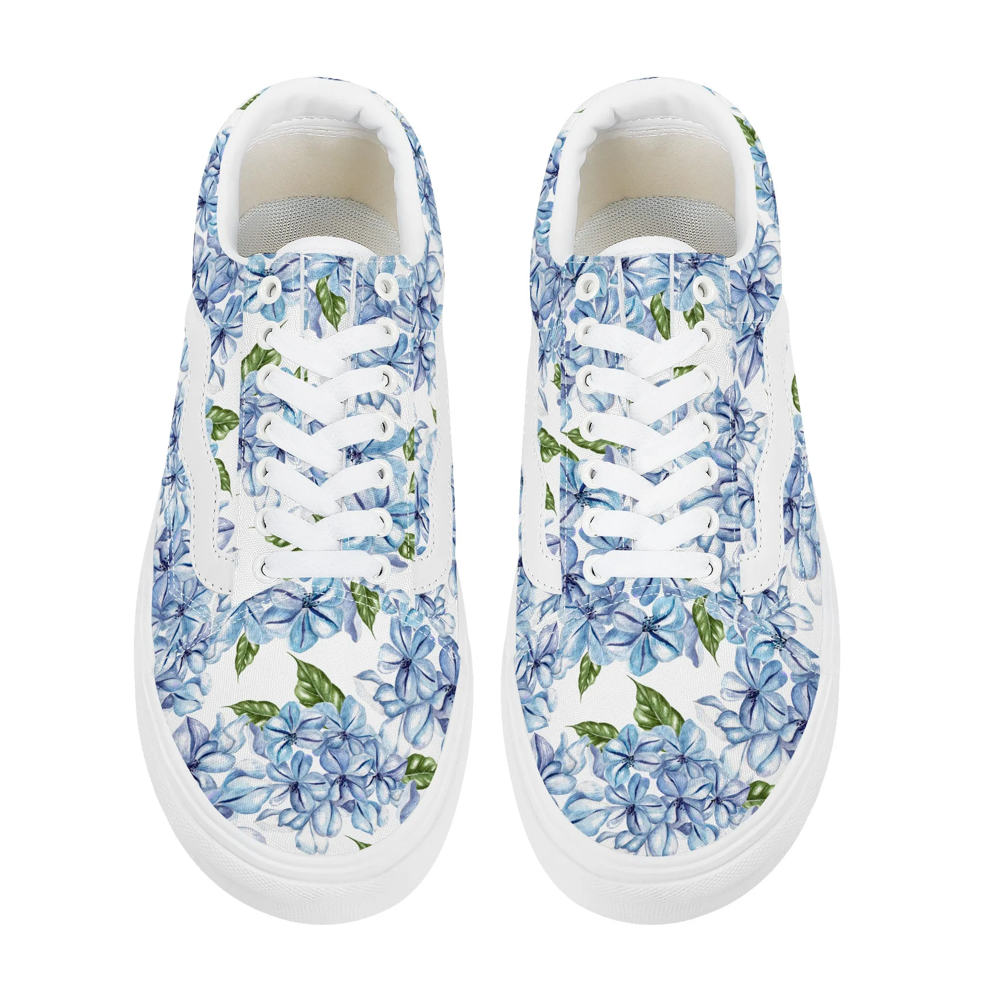 Blue Bloom Low Top Sneaker