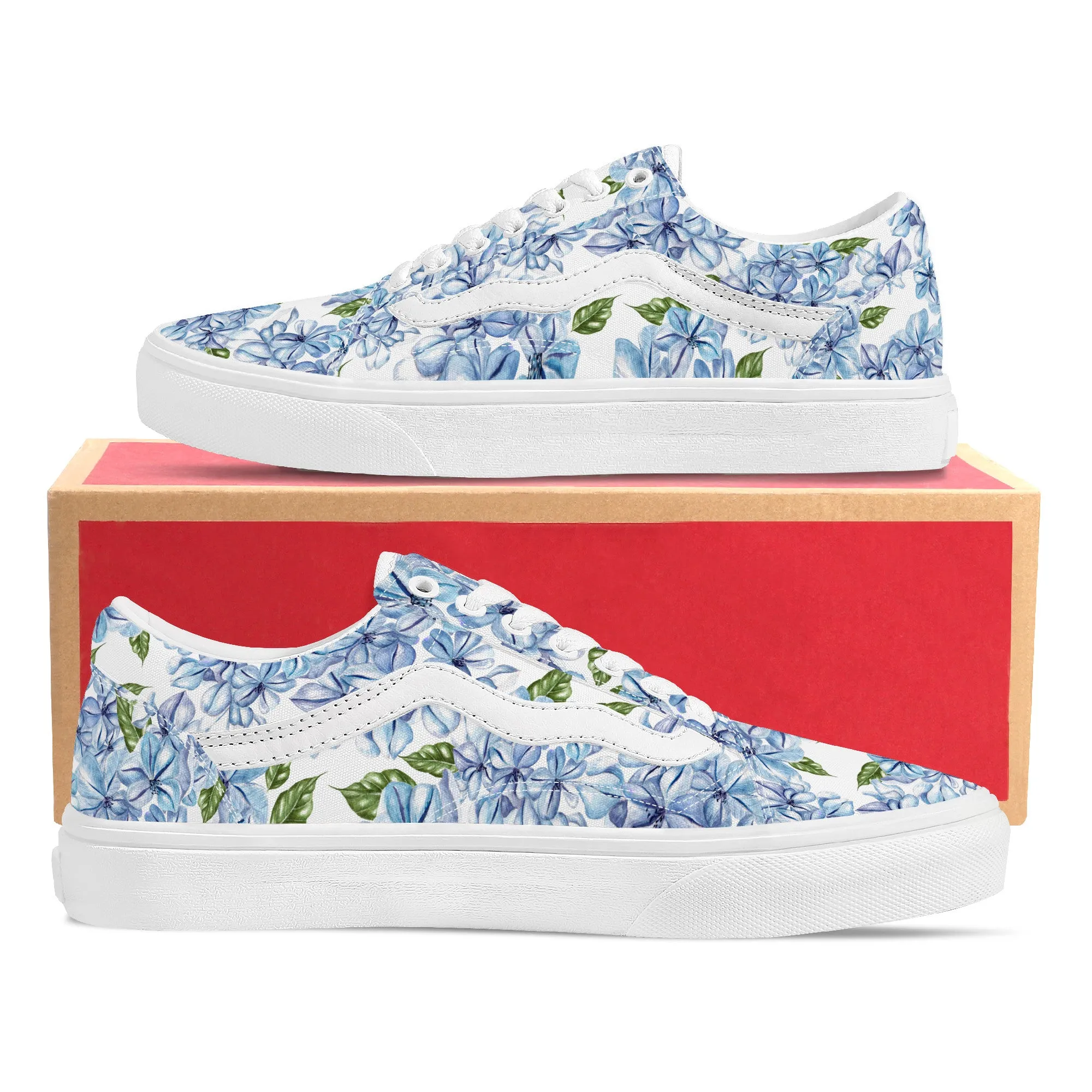 Blue Bloom Low Top Sneaker