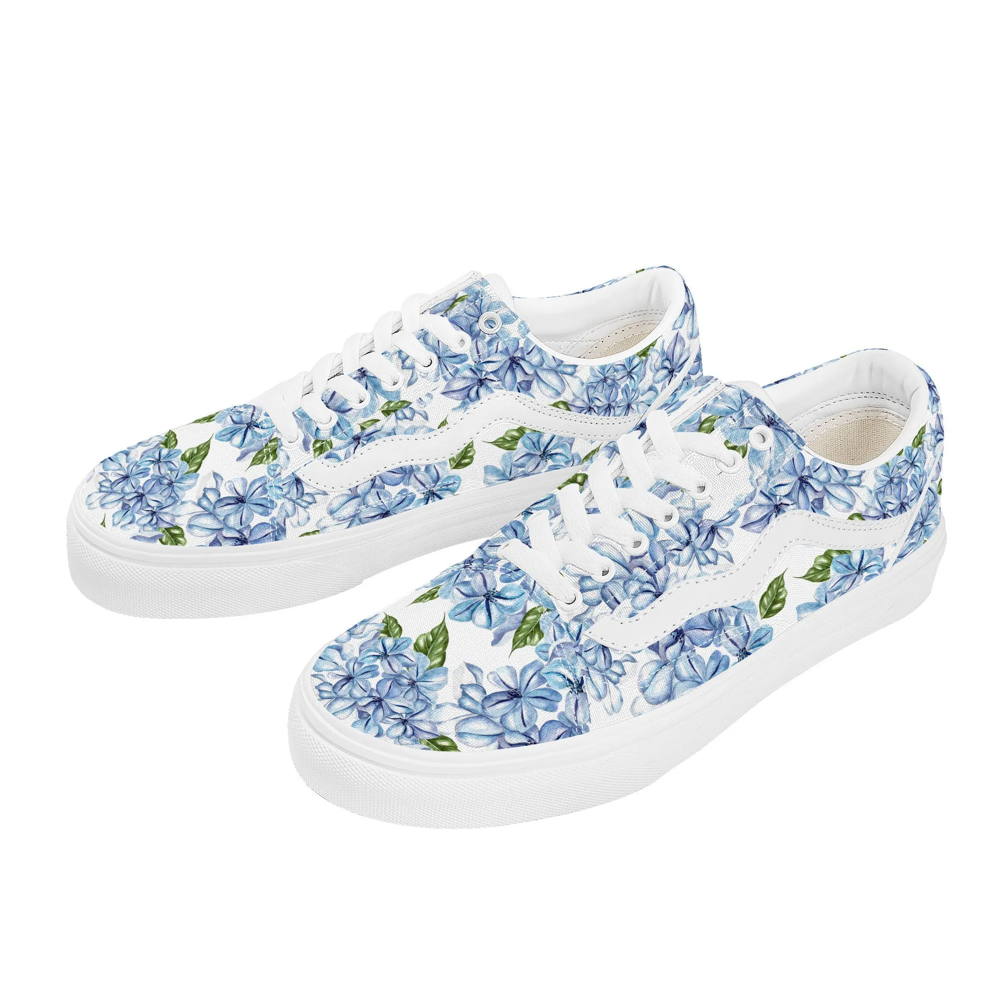 Blue Bloom Low Top Sneaker