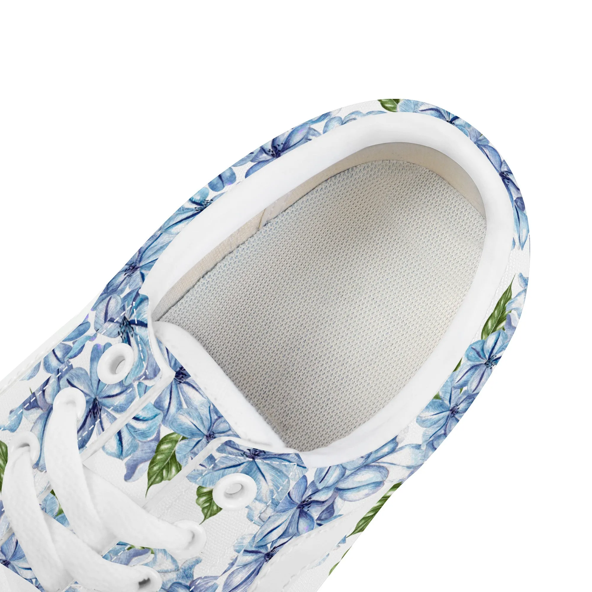 Blue Bloom Low Top Sneaker