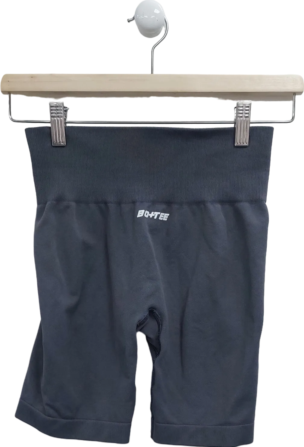 Bo Tee Grey Define Waist Shorts UK S