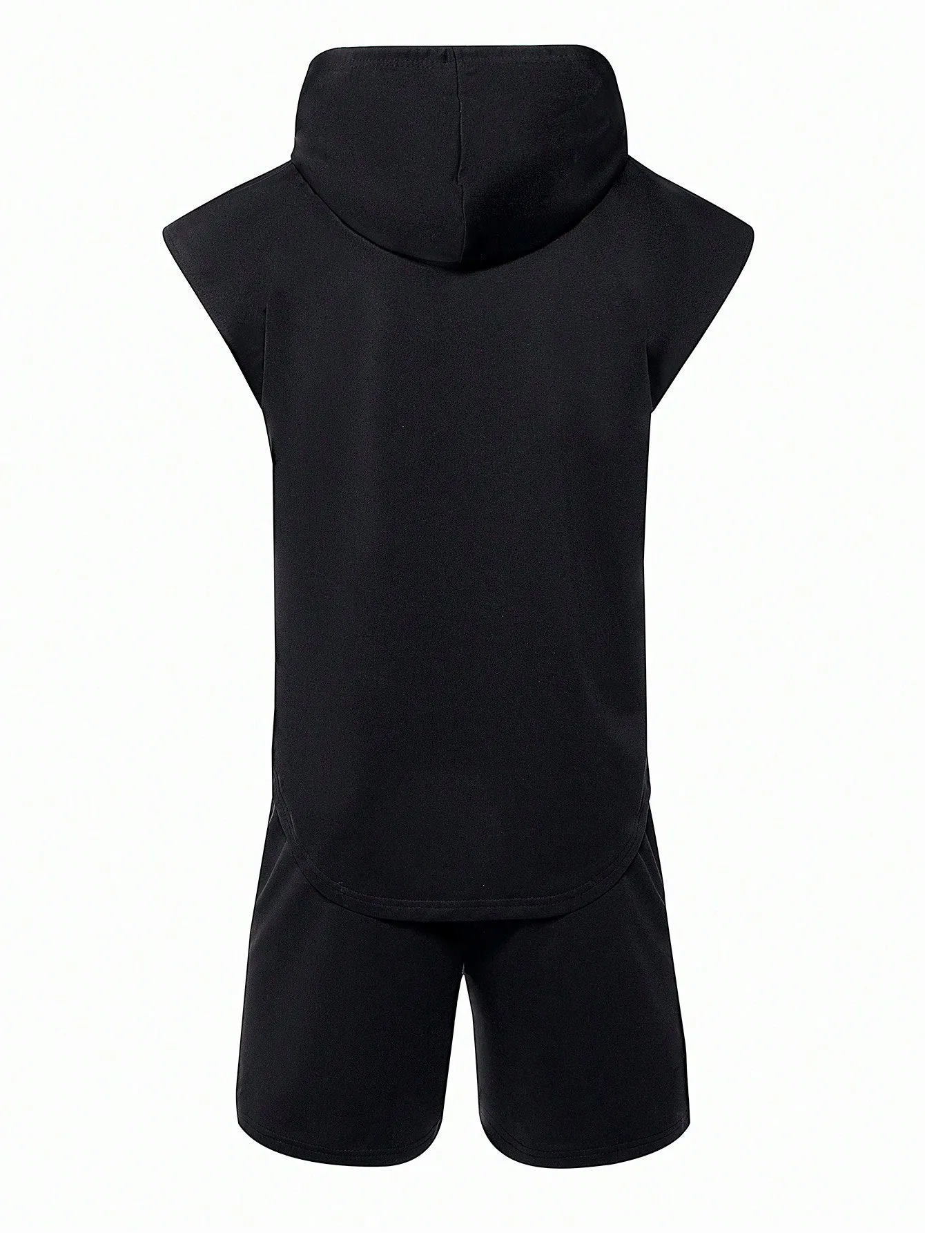 Boxing Men's Sleeveless Hooded Boxing Sportswear Set