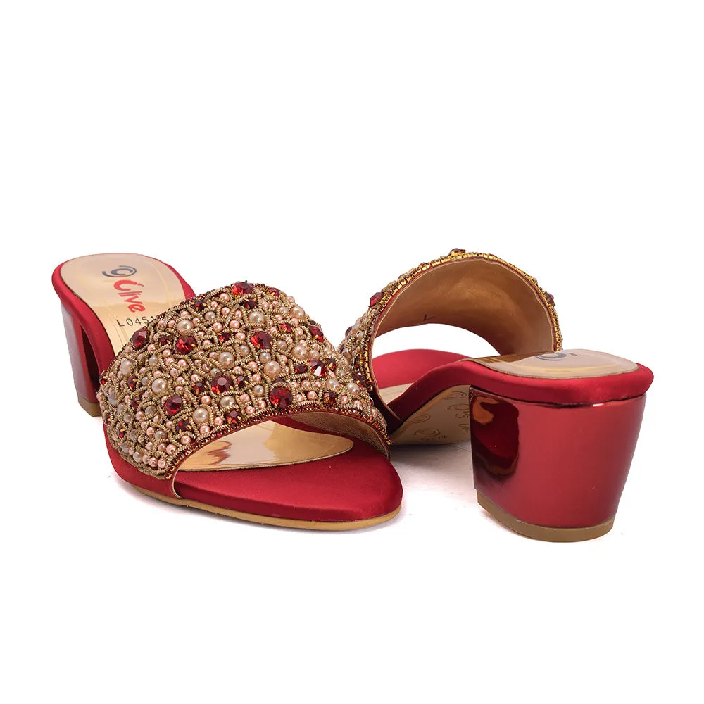 Bridal Slipper Heels