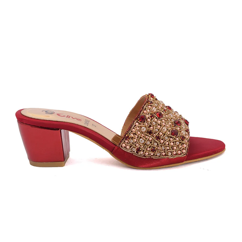 Bridal Slipper Heels