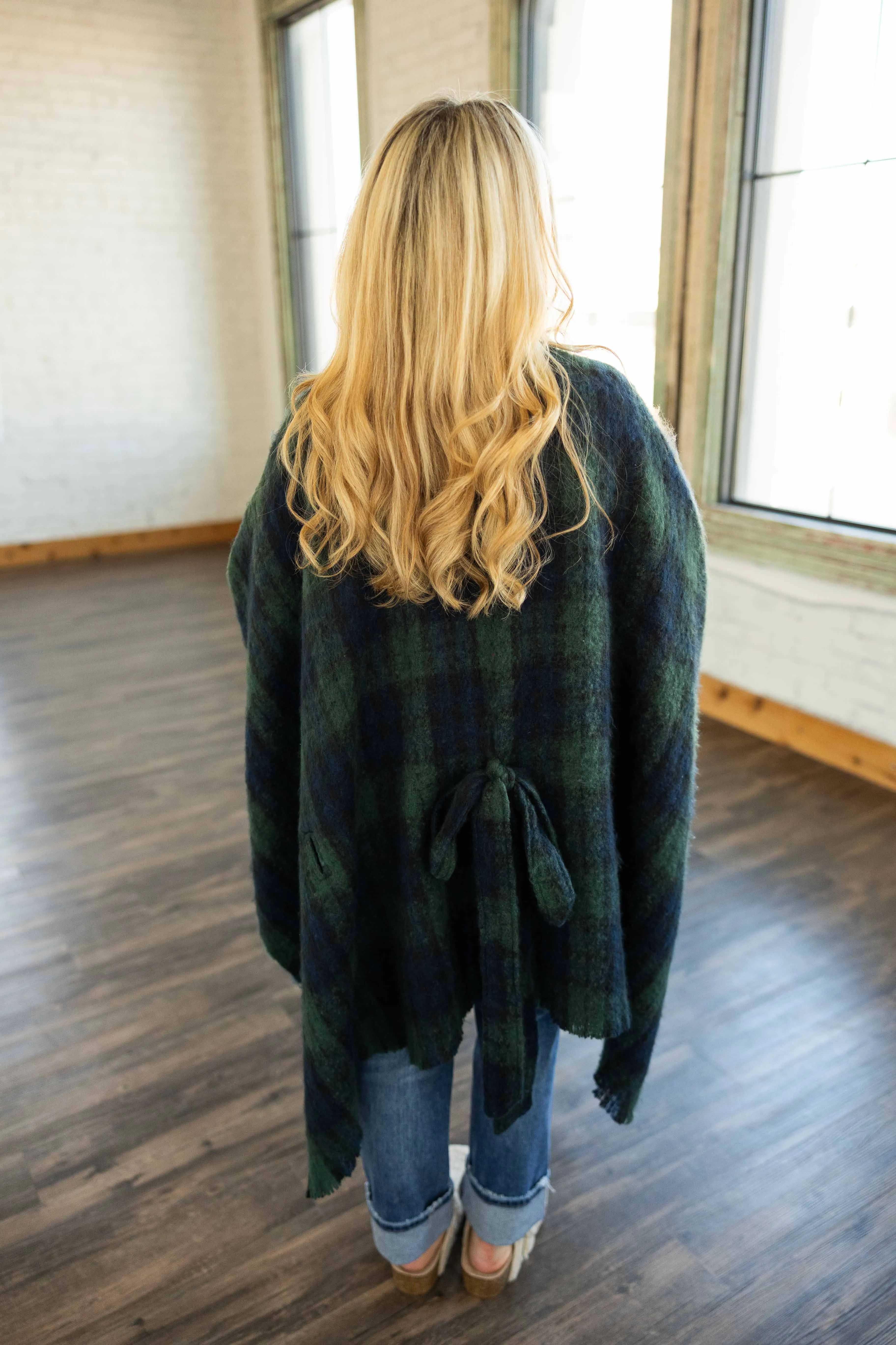 BRINLEY BELTED PONCHO