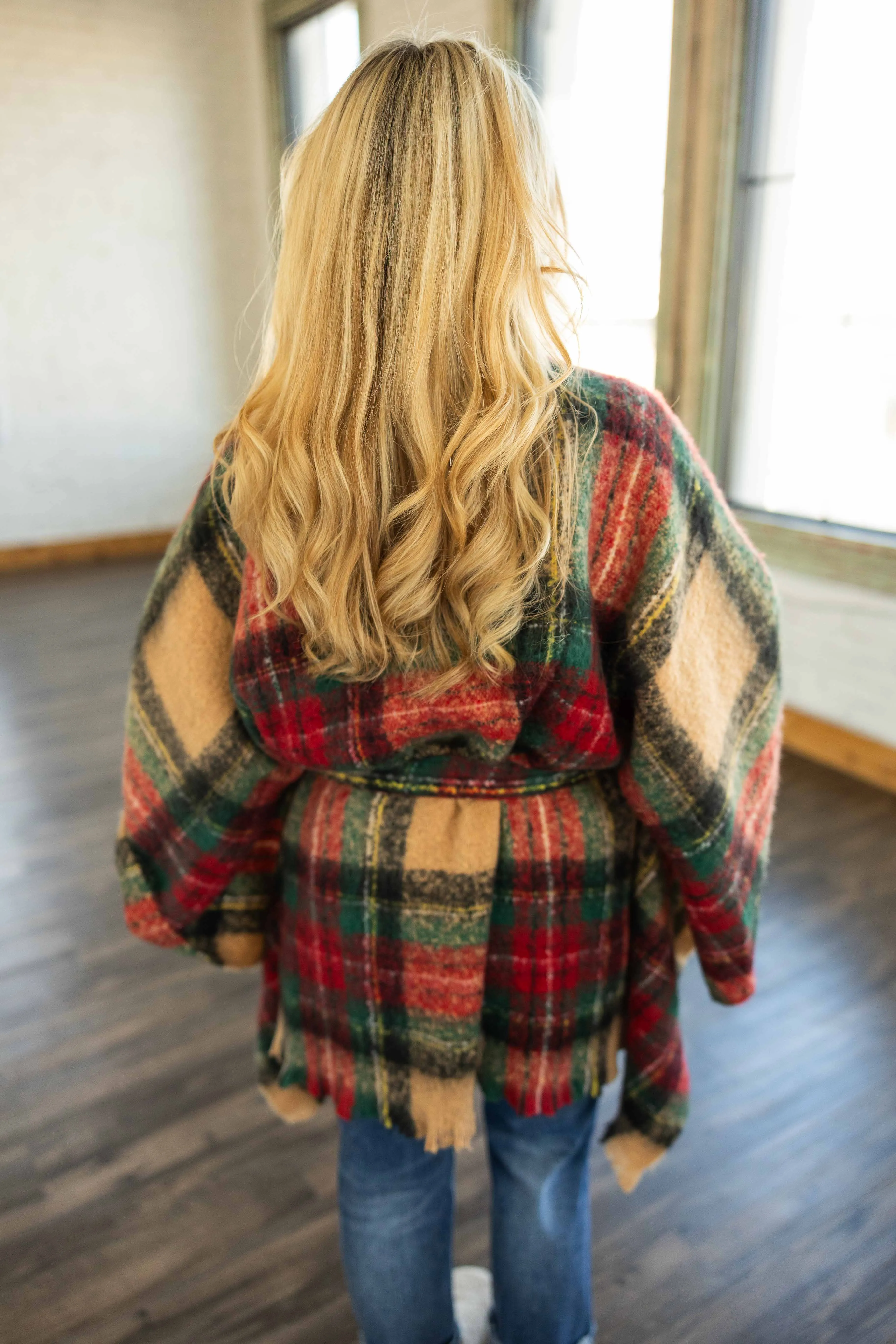 BRINLEY BELTED PONCHO