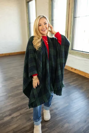 BRINLEY BELTED PONCHO
