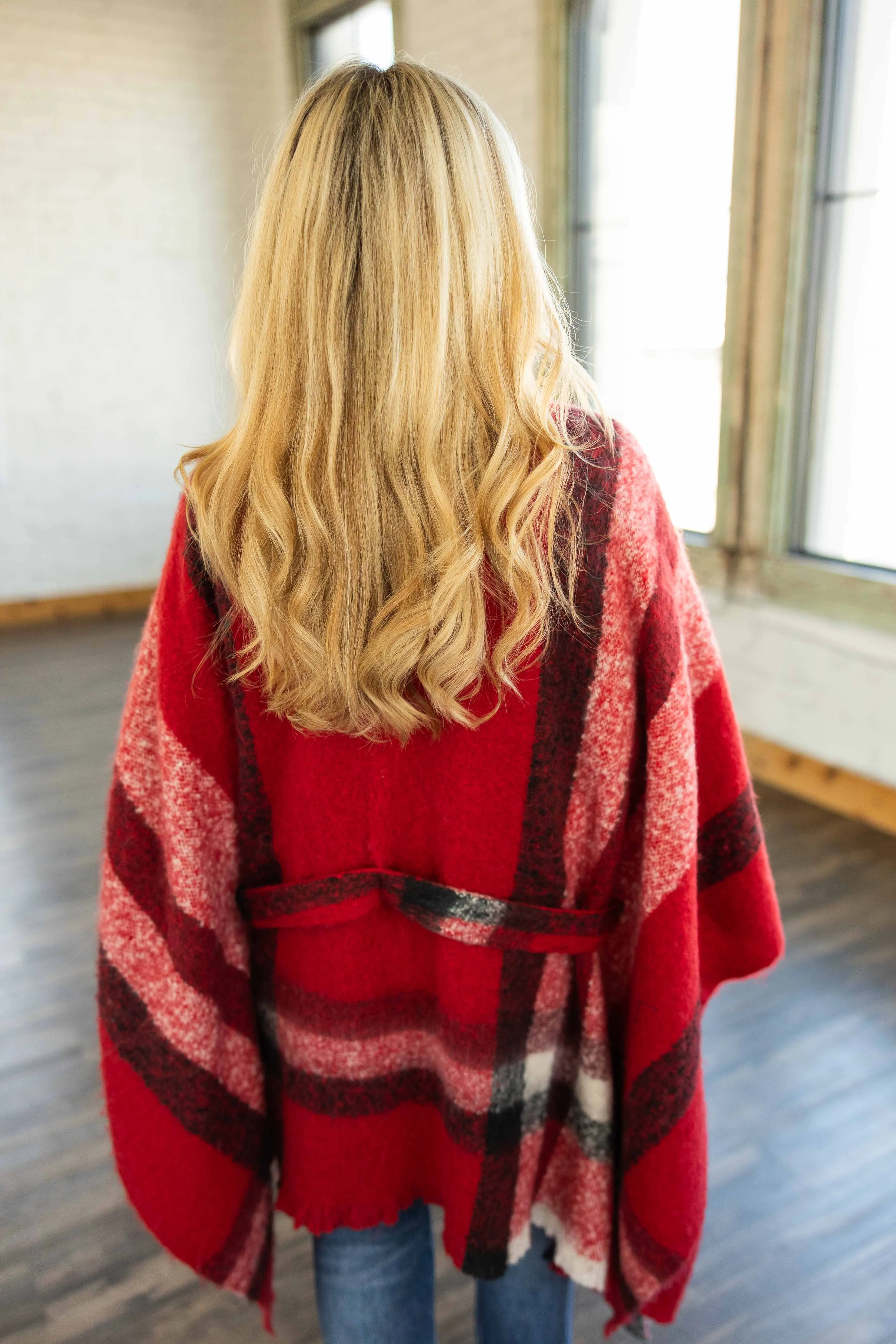 BRINLEY BELTED PONCHO