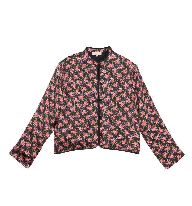Bubble Satin Jacket Cherry Blossom