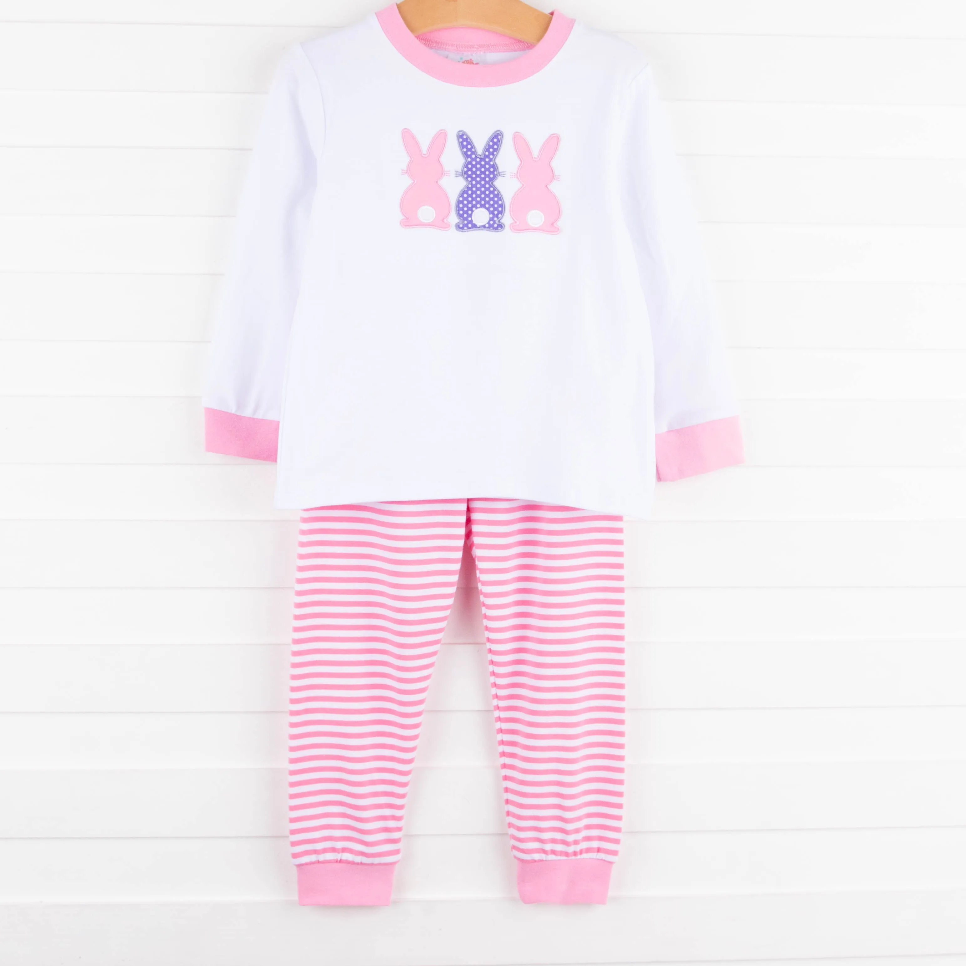 Bunny Tails Applique Soft Set, Pink
