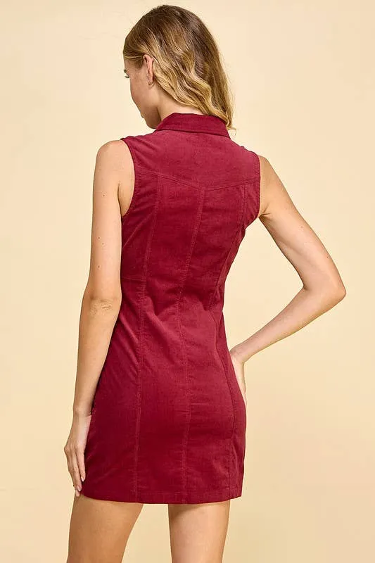 Cami Corduroy Dress