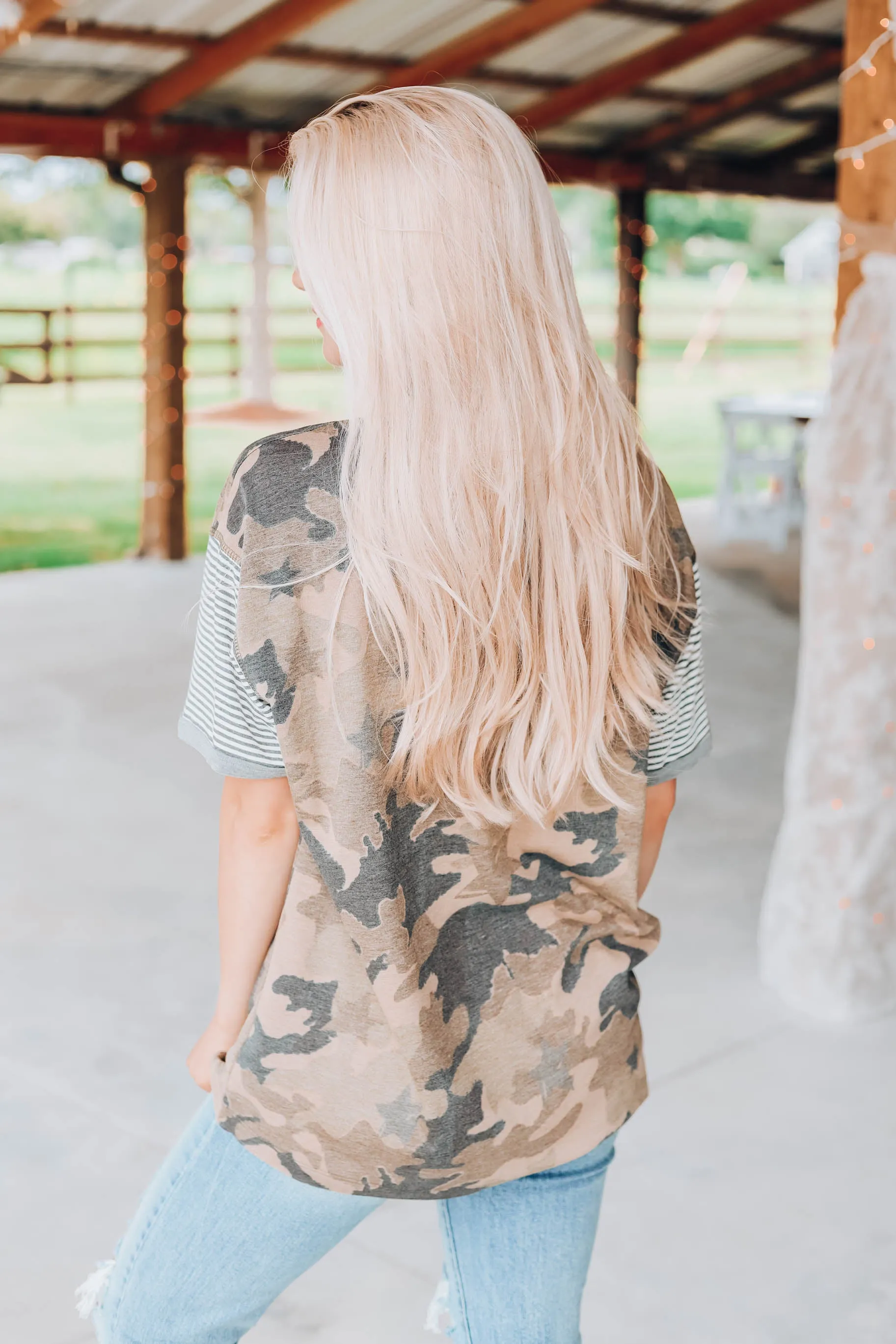 Camo Kinda Girl Top