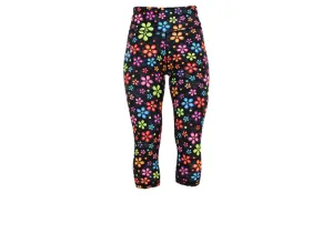 Capri Dazzling Daisies leggings with pockets