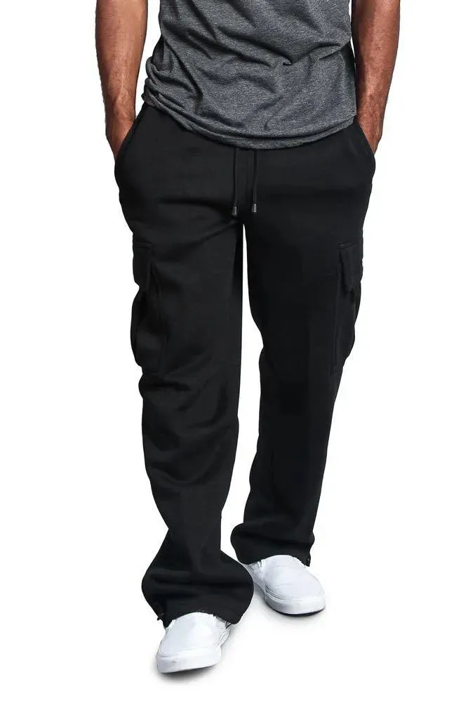 Cargo Jogger Pants Autumn Hip Hop Street Wear Loose Trousers Multi Pocket Solid Color Overalls GYM Sports Wear