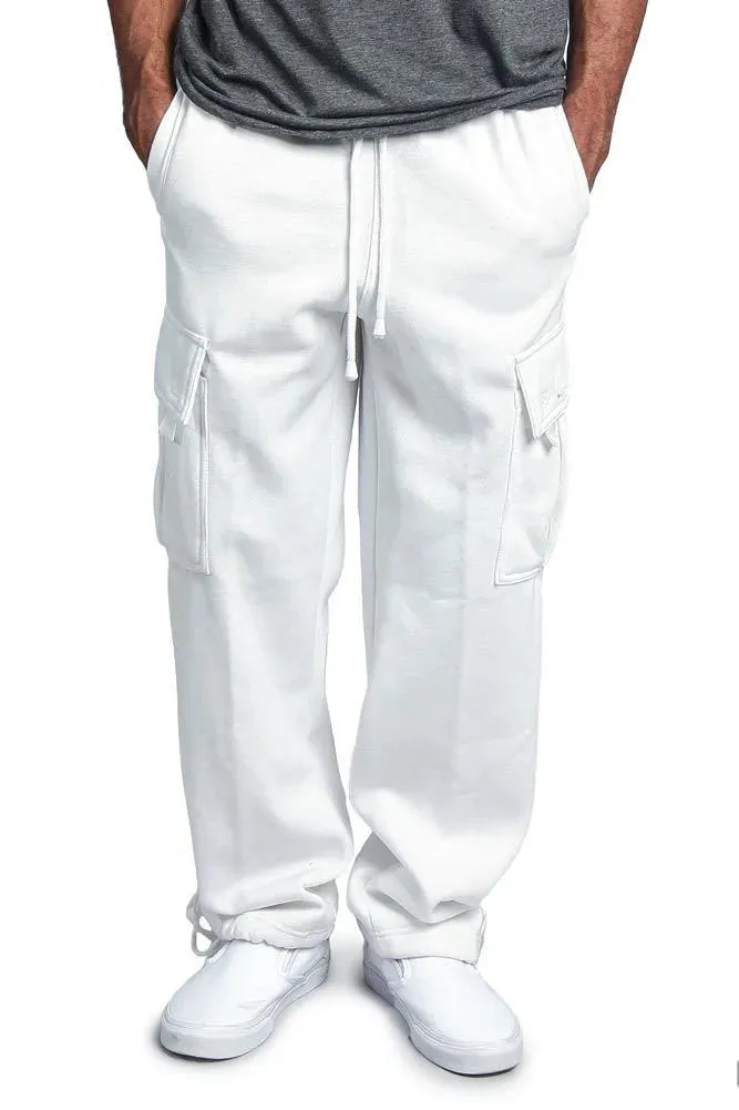 Cargo Jogger Pants Autumn Hip Hop Street Wear Loose Trousers Multi Pocket Solid Color Overalls GYM Sports Wear