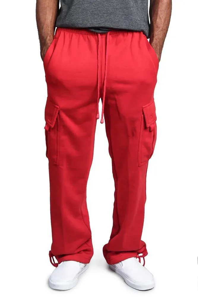 Cargo Jogger Pants Autumn Hip Hop Street Wear Loose Trousers Multi Pocket Solid Color Overalls GYM Sports Wear