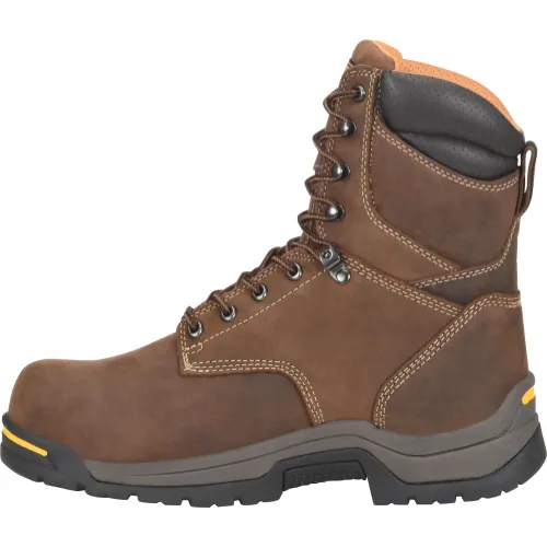 Carolina Men's Bruno Hi 8" Soft Toe Waterproof Insulated Work Boot -Brown- CA8021