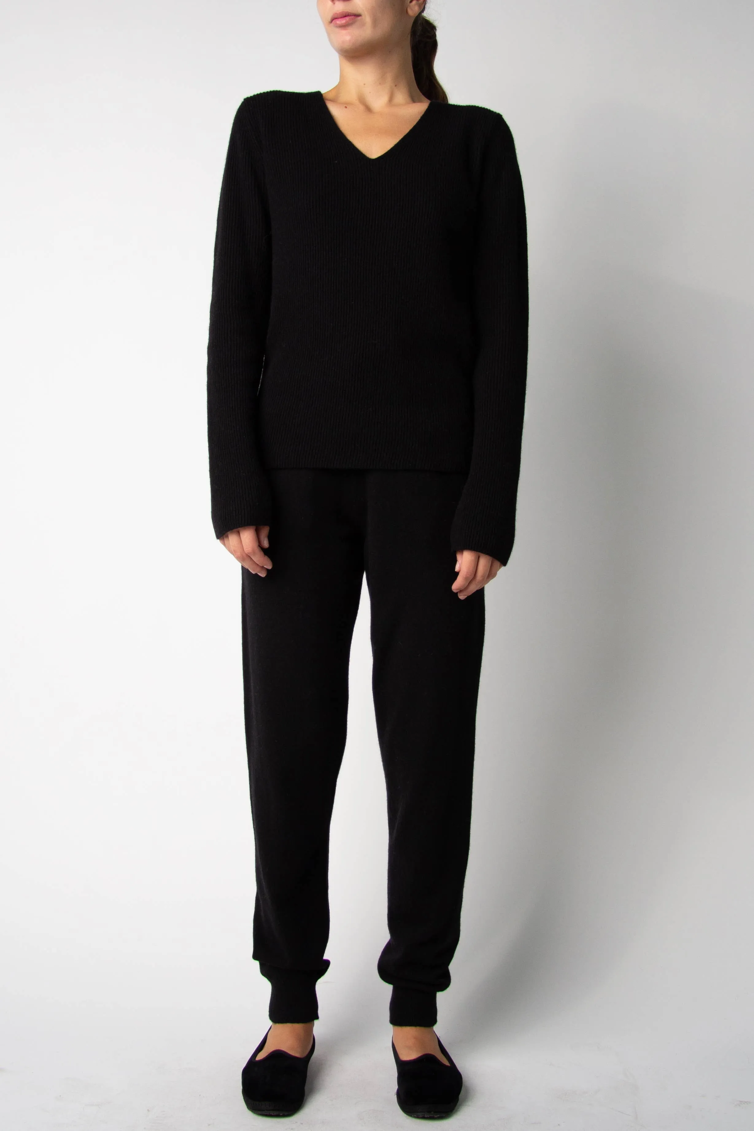 Cashmere Mix Yoga Pants (3D-Knit)