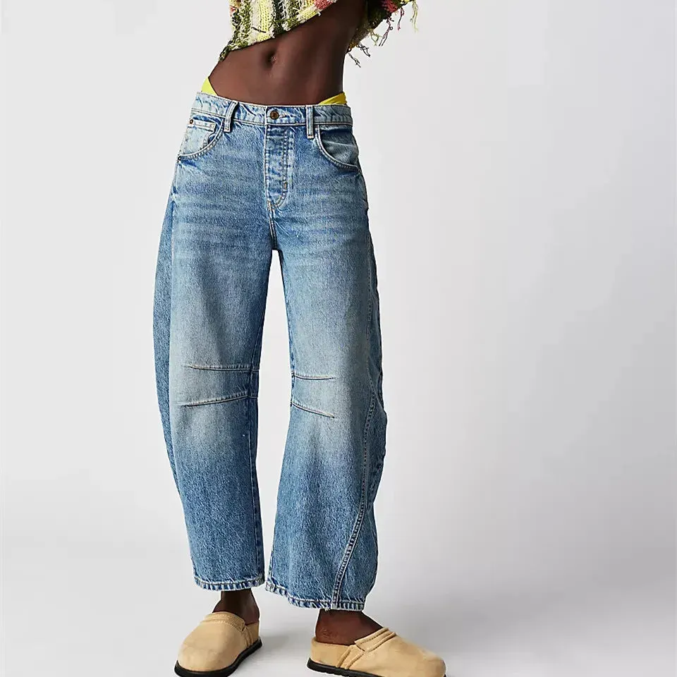 Casual-fit vintage women's jeans