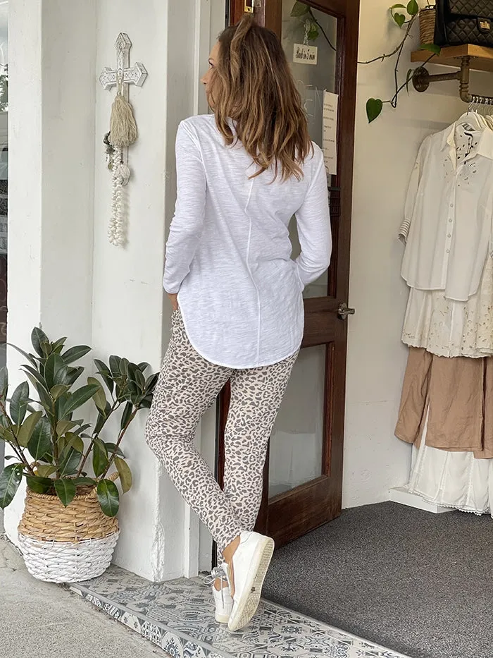 Casual Leopard Pants
