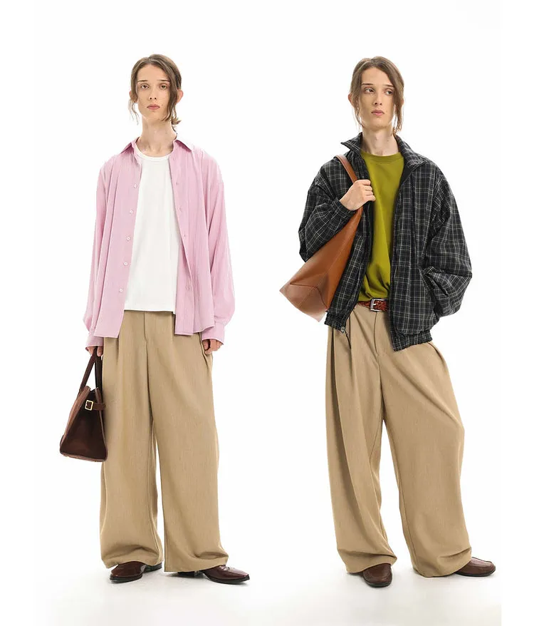 Casual pants with belt