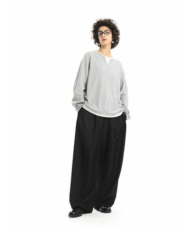 Casual pants with belt