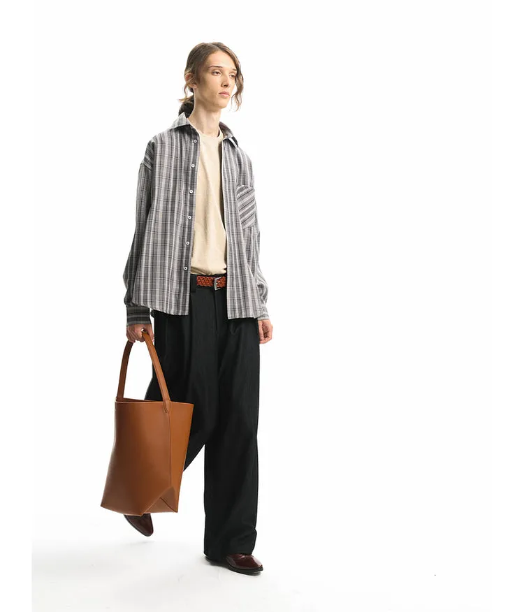 Casual pants with belt
