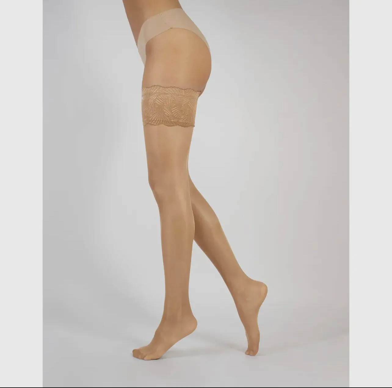 CETTE SHEER HOLDUPS SIZES UP TO 4XL - BEIGE