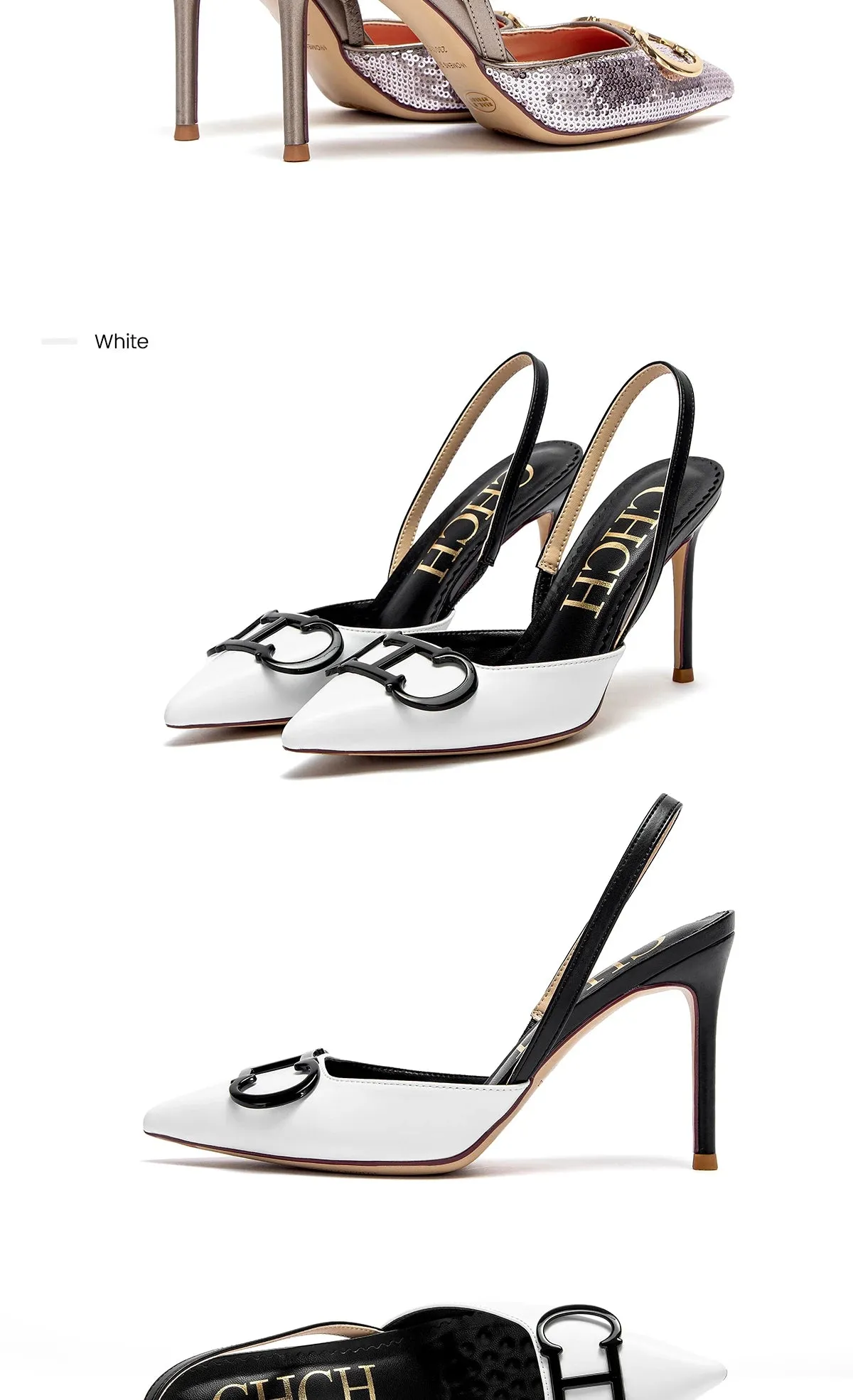 CHCH Destiny Strappy High Heels for Elegant Occasions