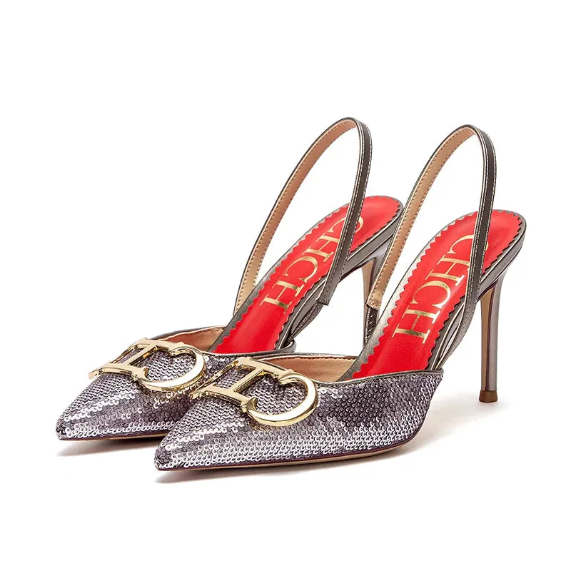 CHCH Destiny Strappy High Heels for Elegant Occasions