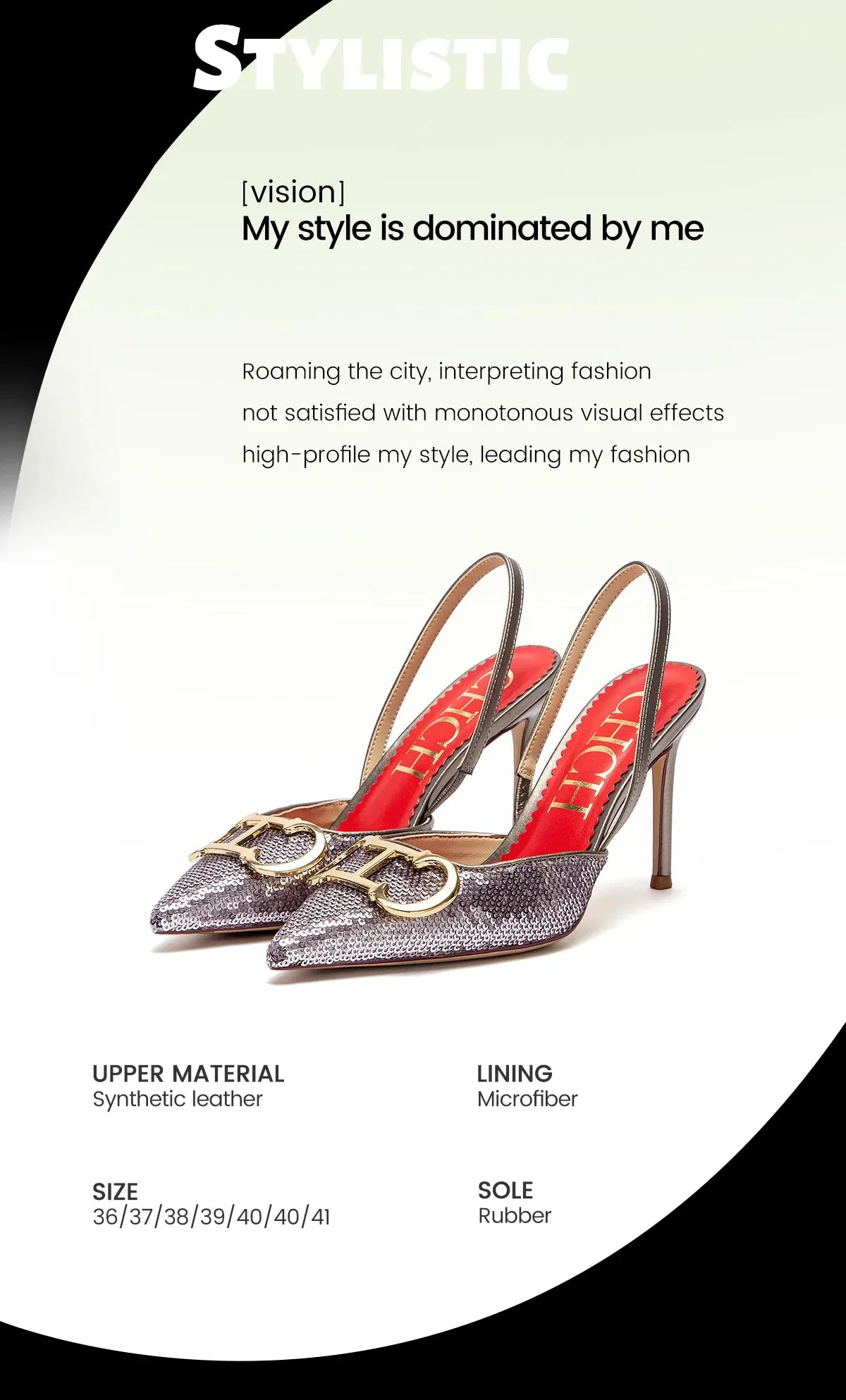 CHCH Destiny Strappy High Heels for Elegant Occasions