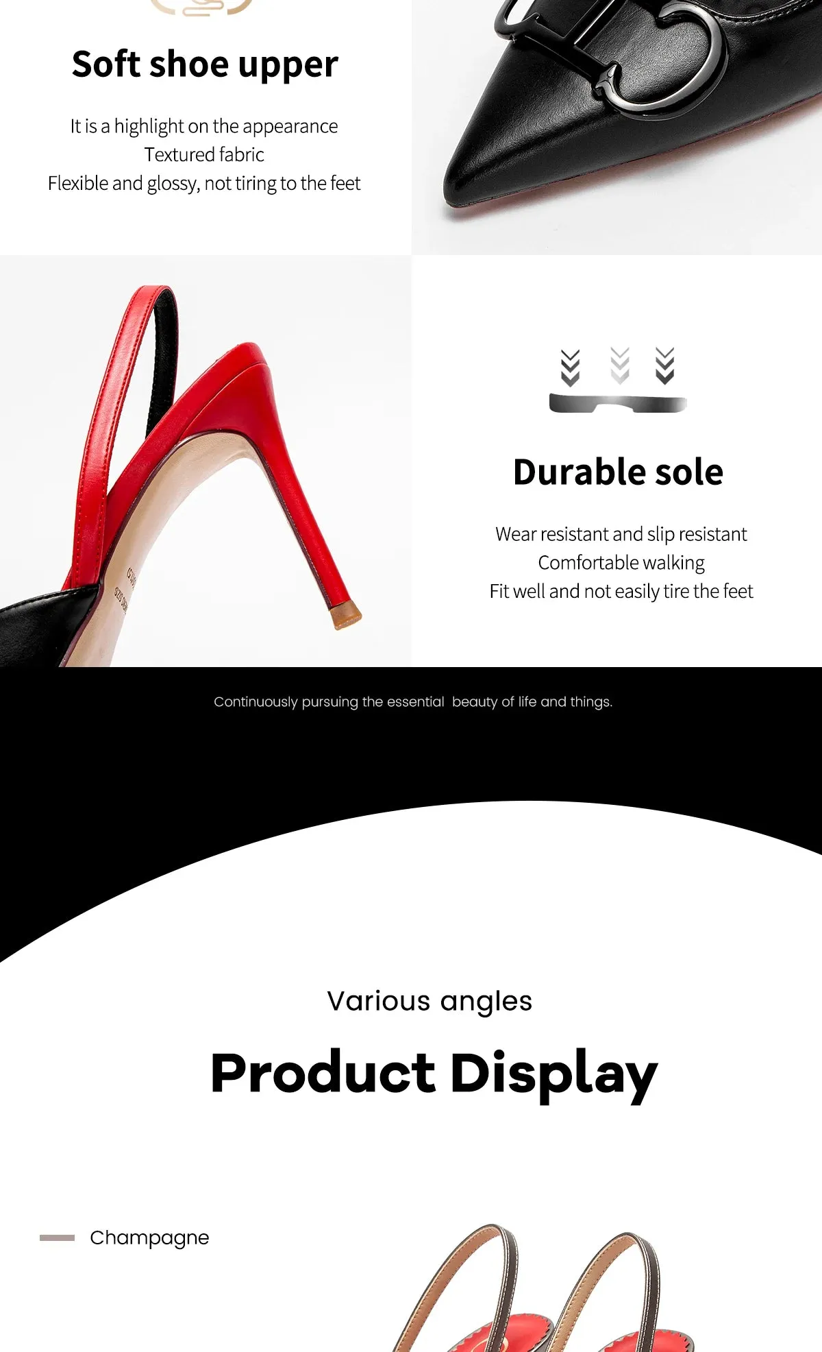 CHCH Destiny Strappy High Heels for Elegant Occasions