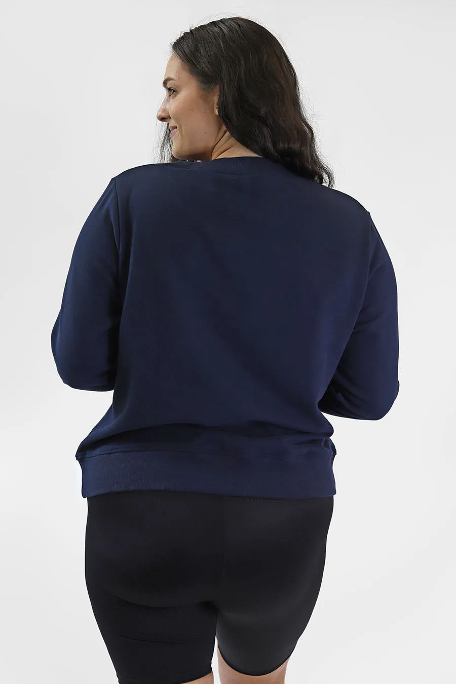 Classic Lightweight Sweater - Navy