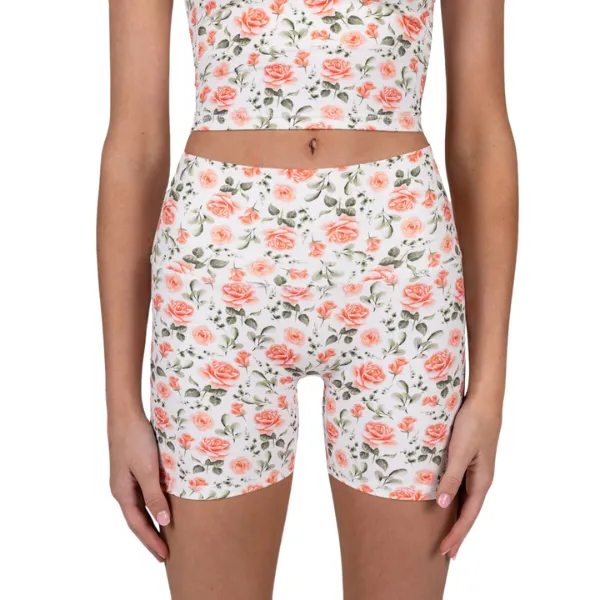 Claudia Dean - Bubble Bath Collection Roses Bike Shorts (Child)