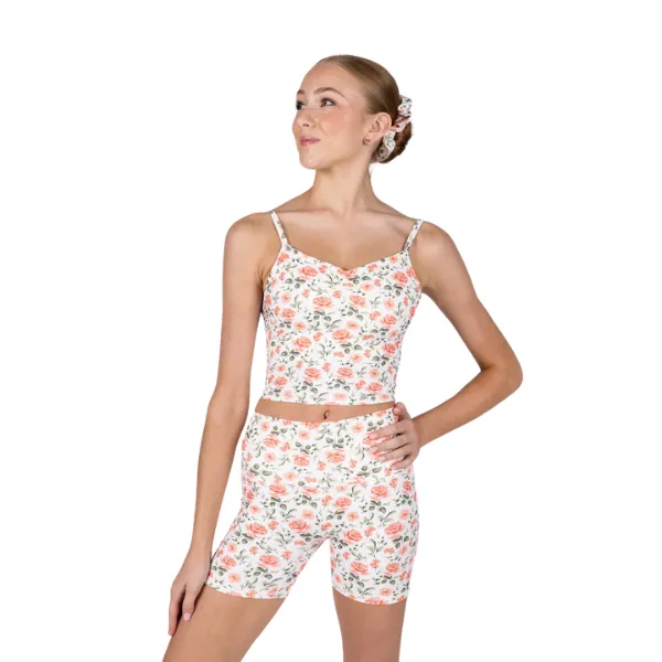 Claudia Dean - Bubble Bath Collection Roses Bike Shorts (Child)