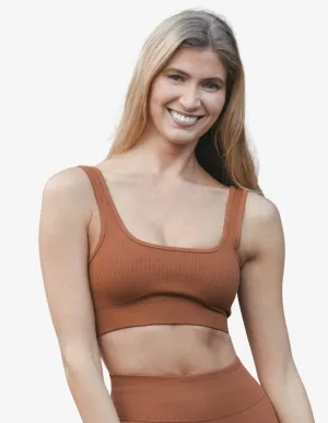 Clay AW'21 Ribbed Seamless Bra