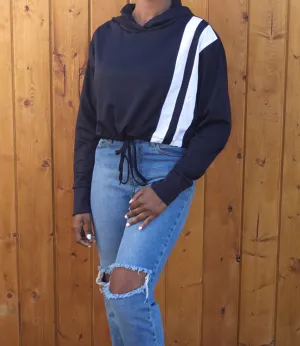 Cleo Activewear Hoodie(Black)