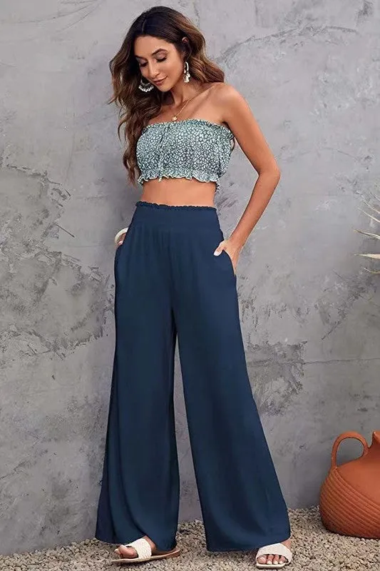 Cloud Flow Palazzo Pants