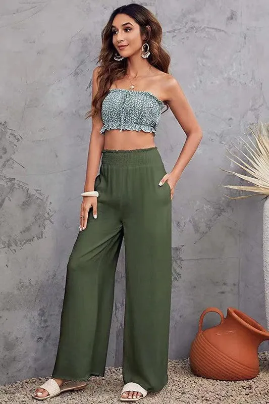 Cloud Flow Palazzo Pants