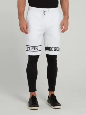 Contrast Statement Jogging Leggings
