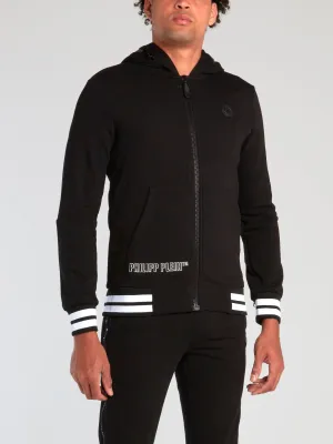Contrast Stripe Trim Sweatshirt