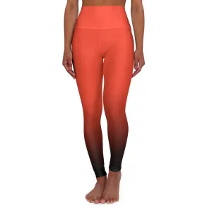 Coral Crest Yoga Leggings