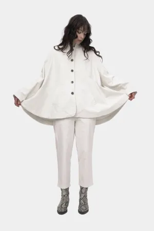 Cotton Flare Button Coat