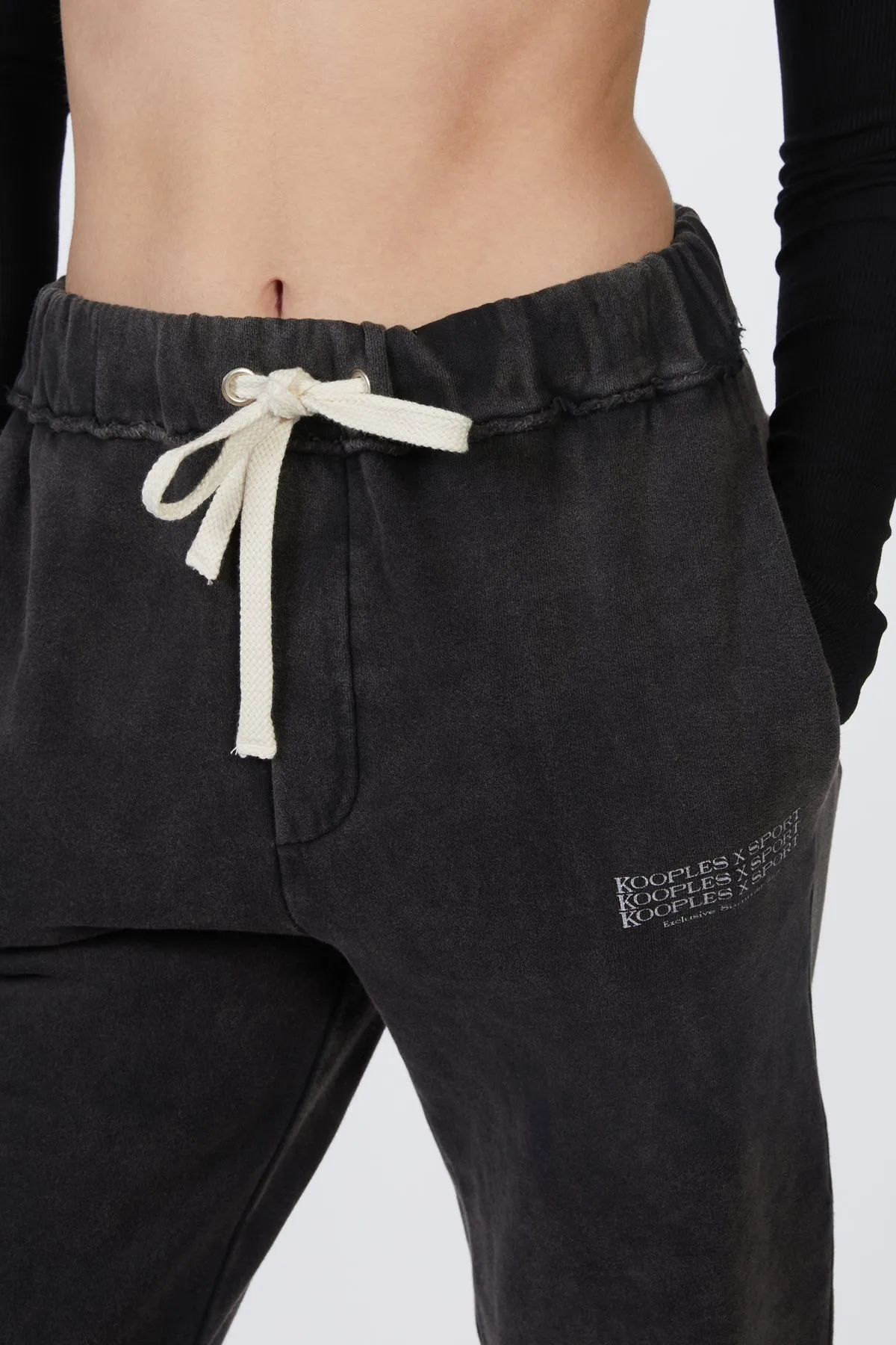 COTTON-JERSEY JOGGER SWEATPANTS