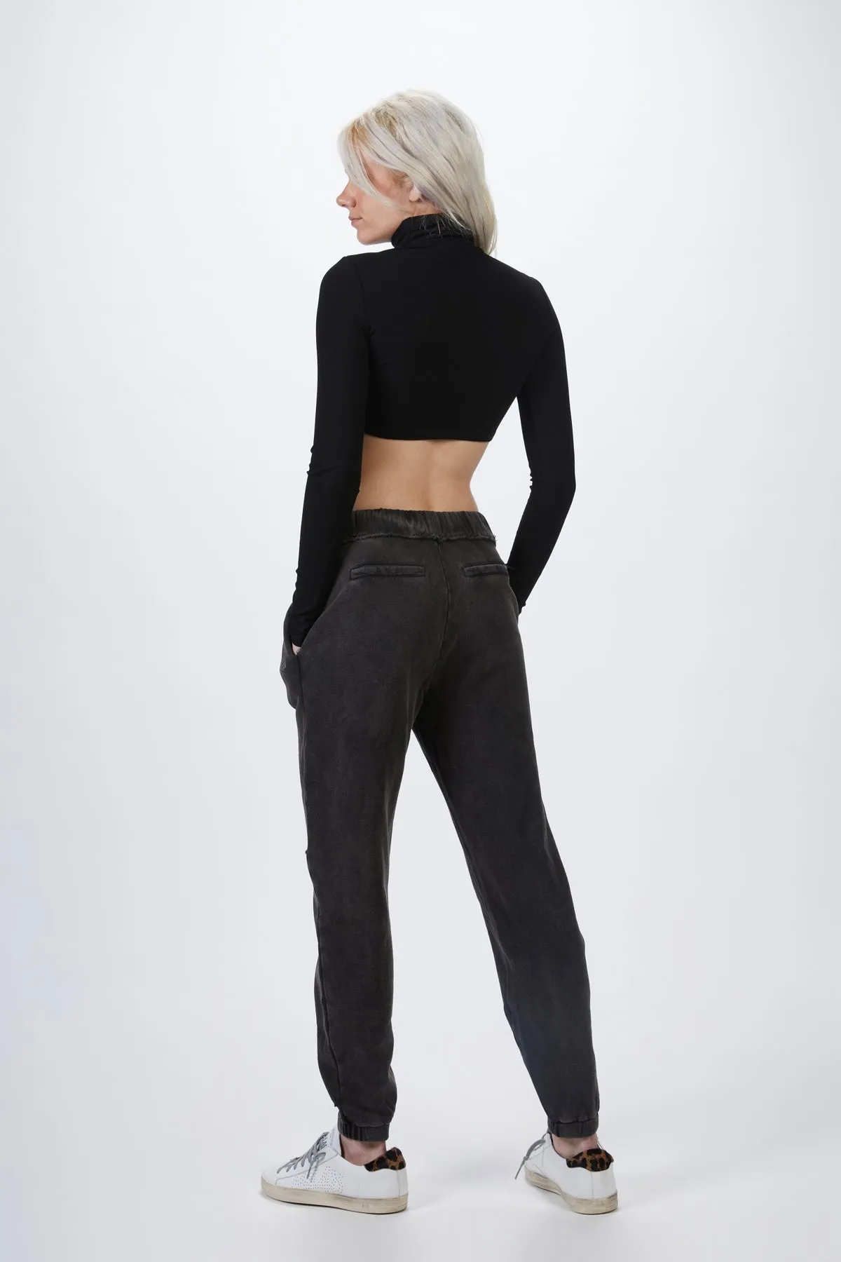 COTTON-JERSEY JOGGER SWEATPANTS