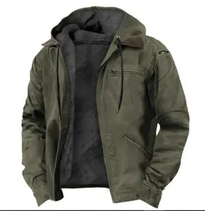 Cotton-Padded Hooded Jacket