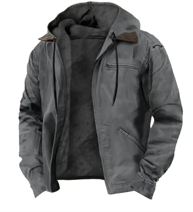 Cotton-Padded Hooded Jacket