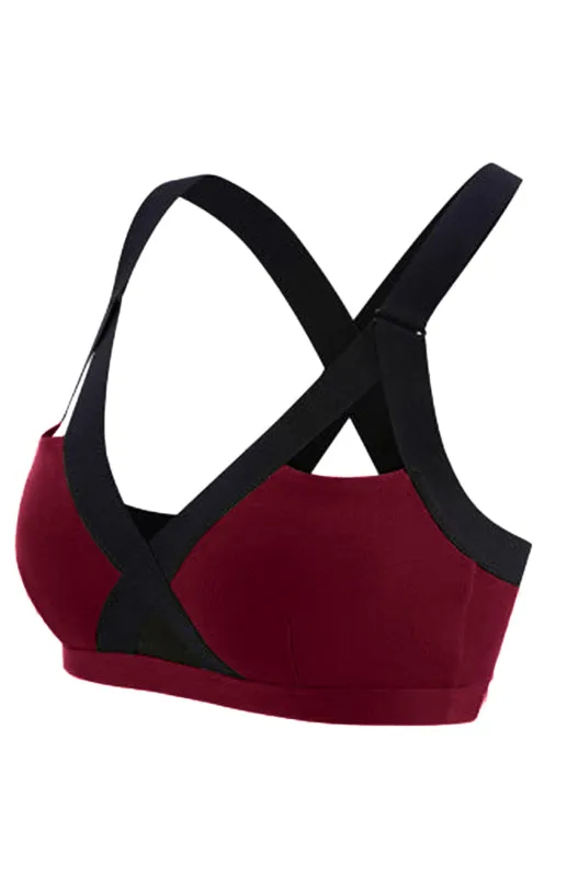 Criss-Cross Chroma Bra