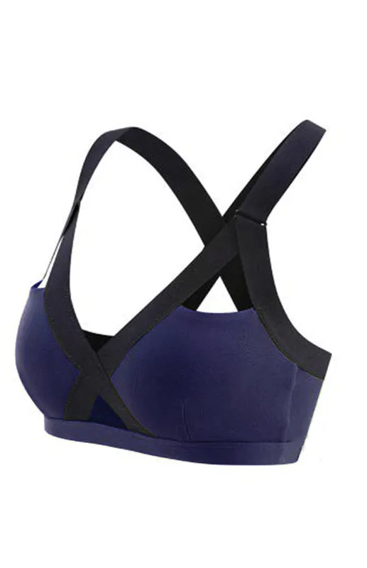 Criss-Cross Chroma Bra